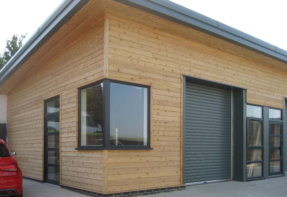 British Cedar cladding