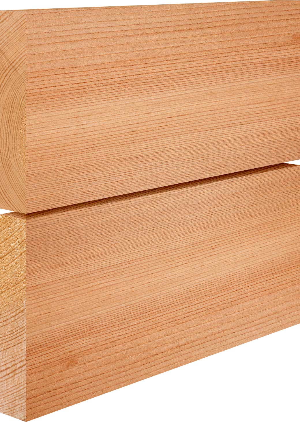 Planed Board profile in Canadian Cedar wood